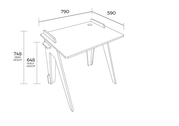 The Essential Desk Compact | Various Colours