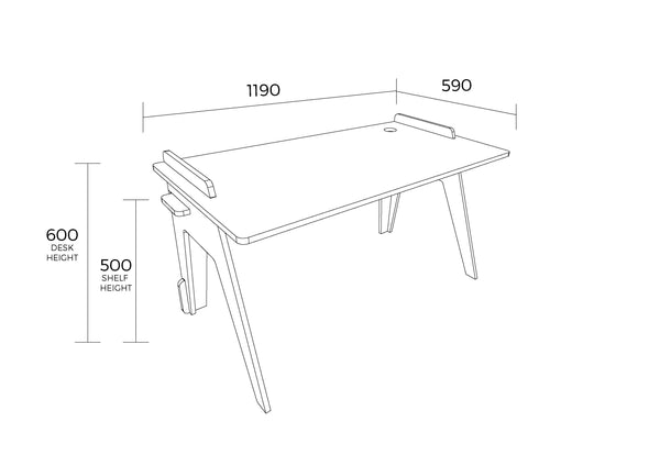 The Junior Classic Desk & Compact Riser | Various Colours