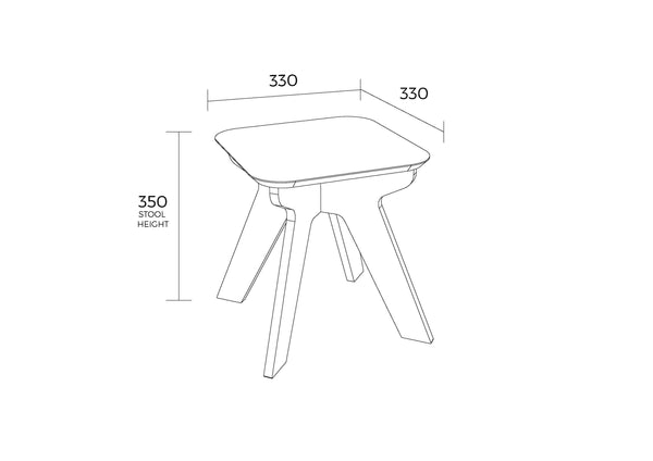 The Junior Stool | Various Colours
