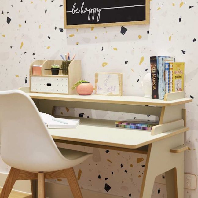 The Junior Classic Desk & Classic Riser | Various Colours – Pop Up Desks